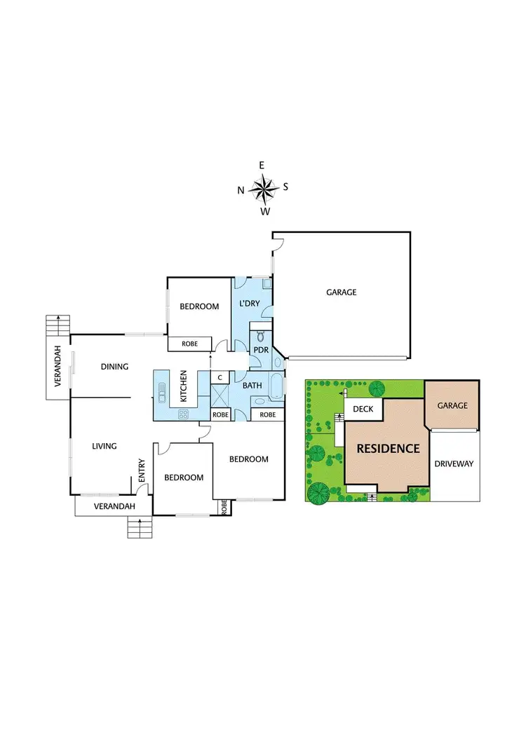 Floorplan of Homely unit listing, 1/26 Luck Street, Eltham VIC 3095