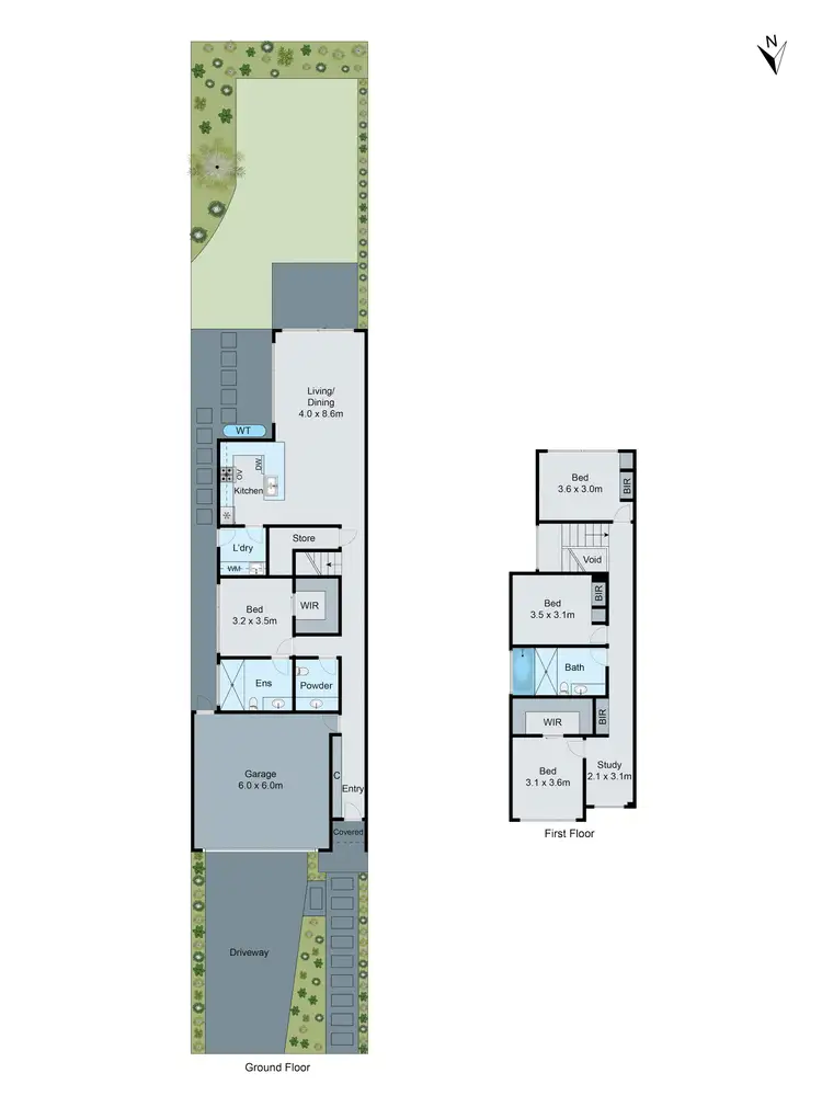 Floorplan of Homely townhouse listing, 12B Austin Road, Seaford VIC 3198