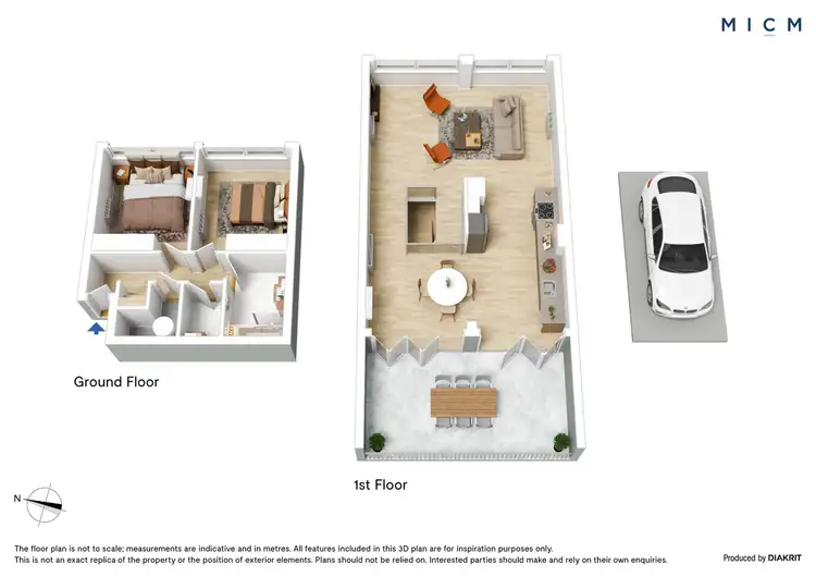 Floorplan of Homely apartment listing, 28/458 St Kilda Road, Melbourne VIC 3004