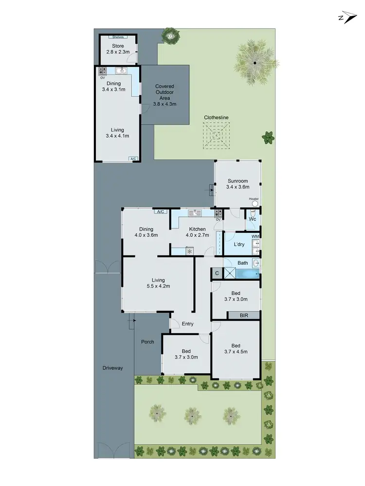 Floorplan of Homely house listing, 7 Abbeygate Street, Oakleigh VIC 3166