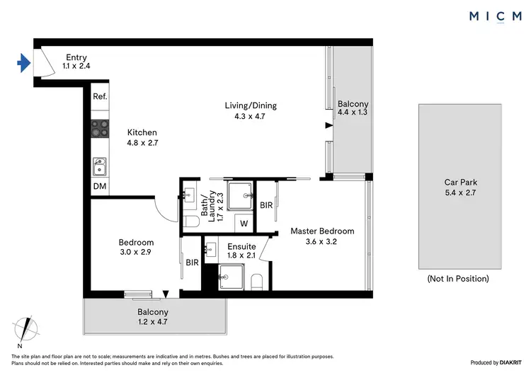 Floorplan of Homely apartment listing, 1608/618 Lonsdale Street, Melbourne VIC 3000
