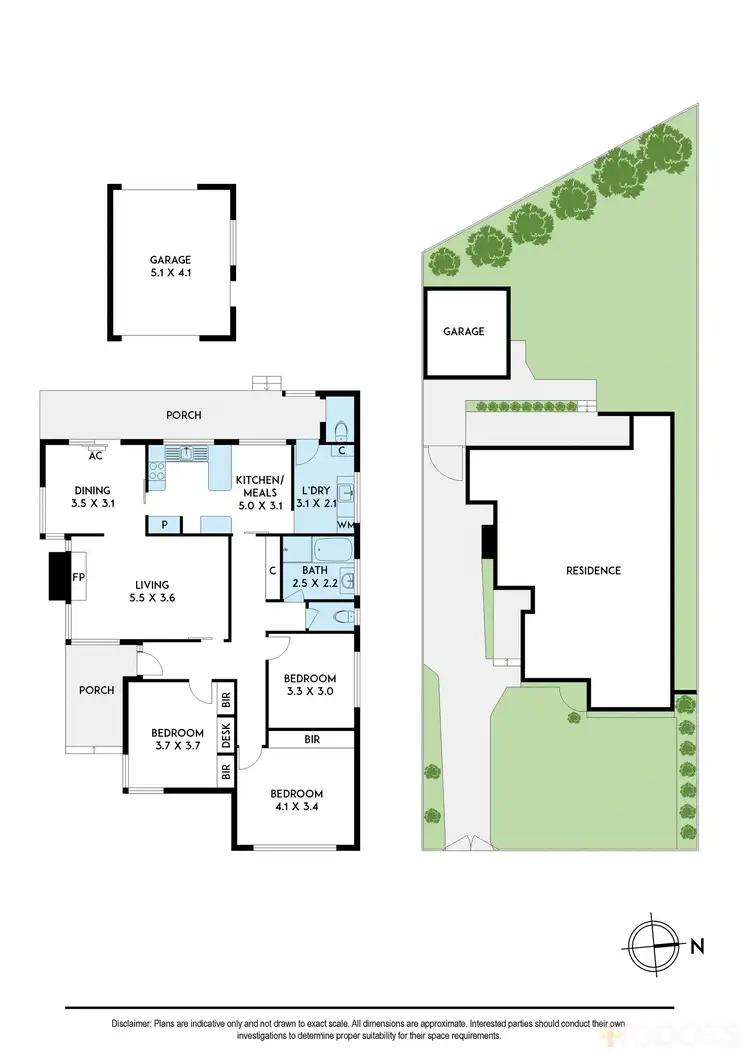 Floorplan of Homely house listing, 5 Railway Crescent, Bentleigh VIC 3204
