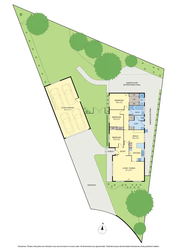 Floorplan of Homely house listing, 11 Tracey Close, Keysborough VIC 3173