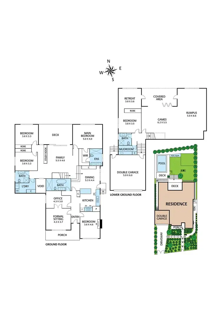 Floorplan of Homely house listing, 45 Stanley Avenue, Eltham VIC 3095