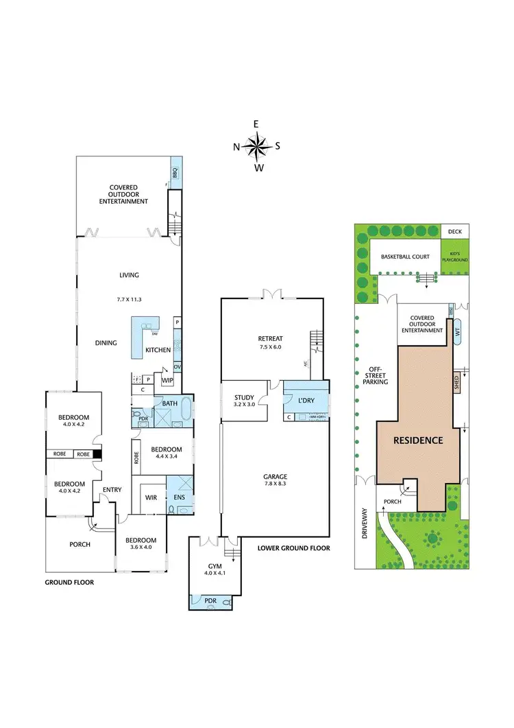 Floorplan of Homely house listing, 110 Mountain View Parade, Rosanna VIC 3084