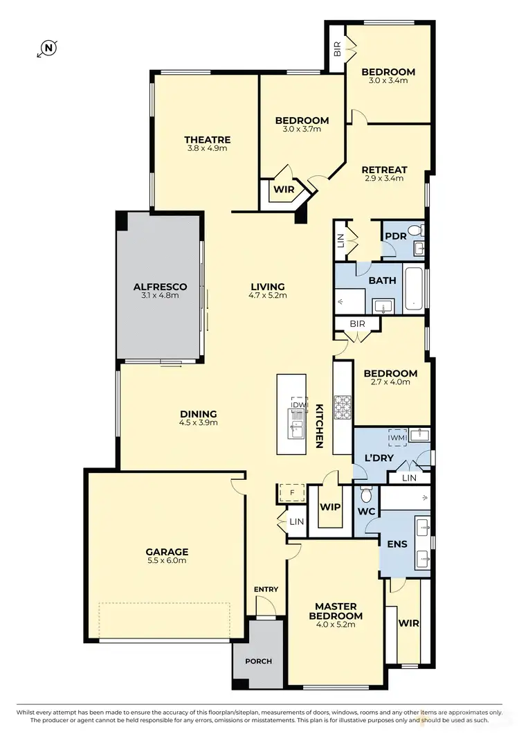 Floorplan of Homely house listing, 1238 Ison Road, Manor Lakes VIC 3024