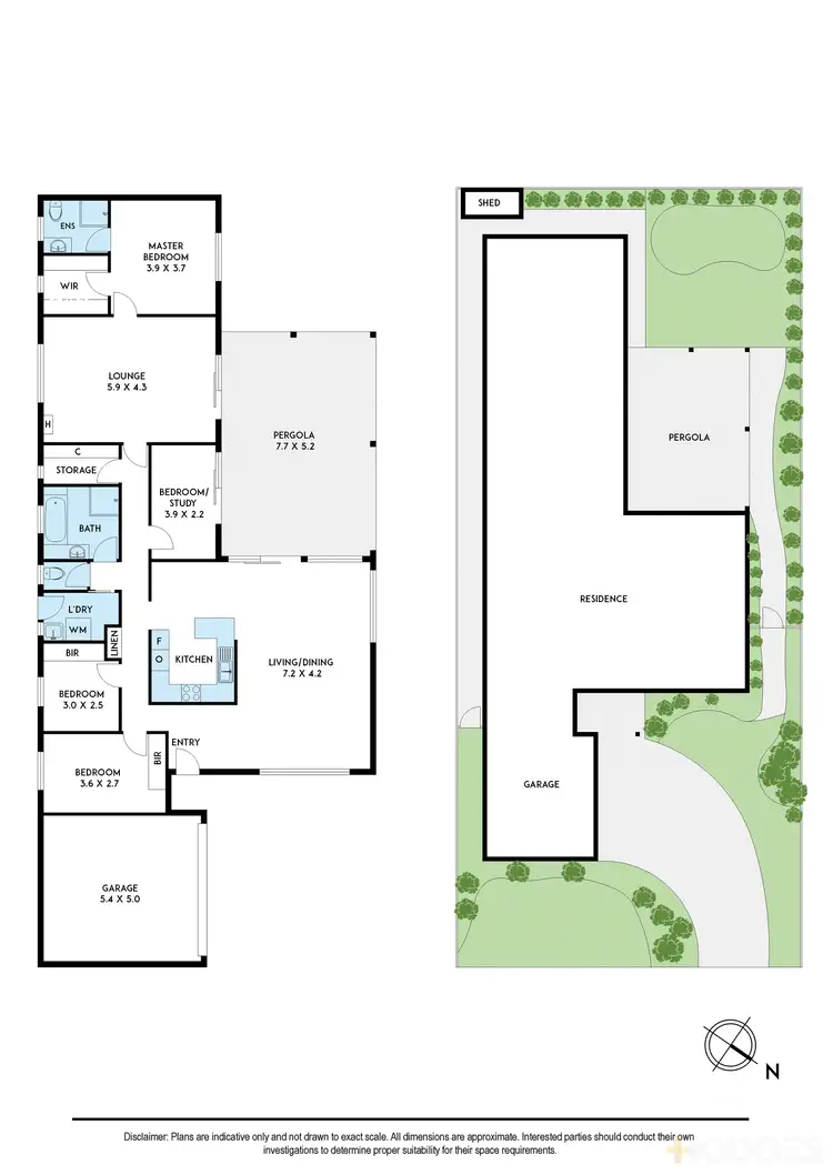 Floorplan of Homely house listing, 54 Tarongo Drive, Aspendale VIC 3195