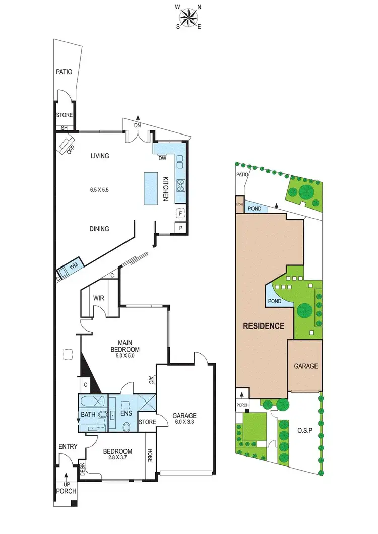 Floorplan of Homely townhouse listing, 23a Rogers Avenue, Brighton East VIC 3187