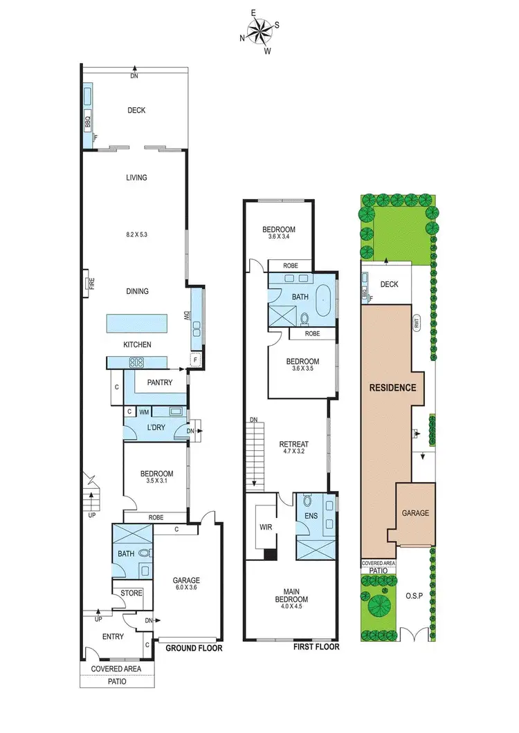 Floorplan of Homely townhouse listing, 46a Tucker Road, Bentleigh VIC 3204