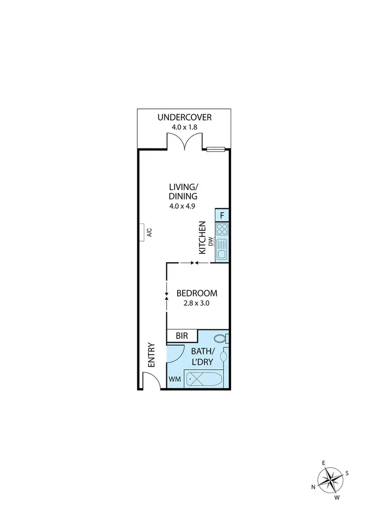 Floorplan of Homely apartment listing, 2/18-34 Syme Street, Williamstown VIC 3016