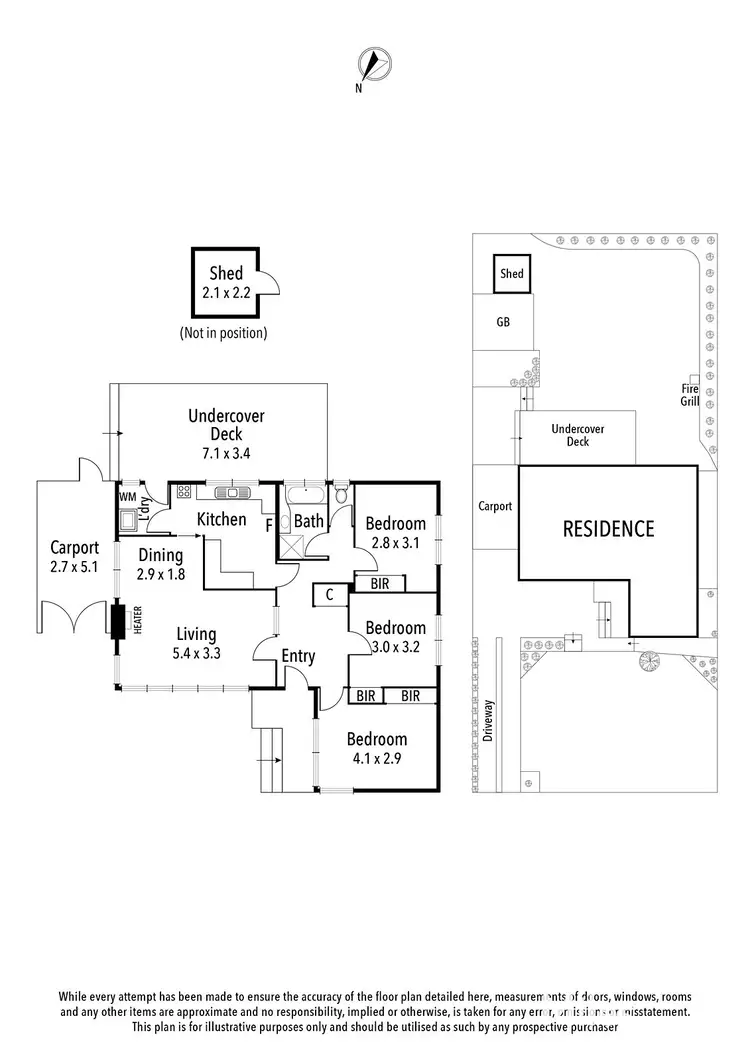 Floorplan of Homely house listing, 50 Greenwood Drive, Bundoora VIC 3083