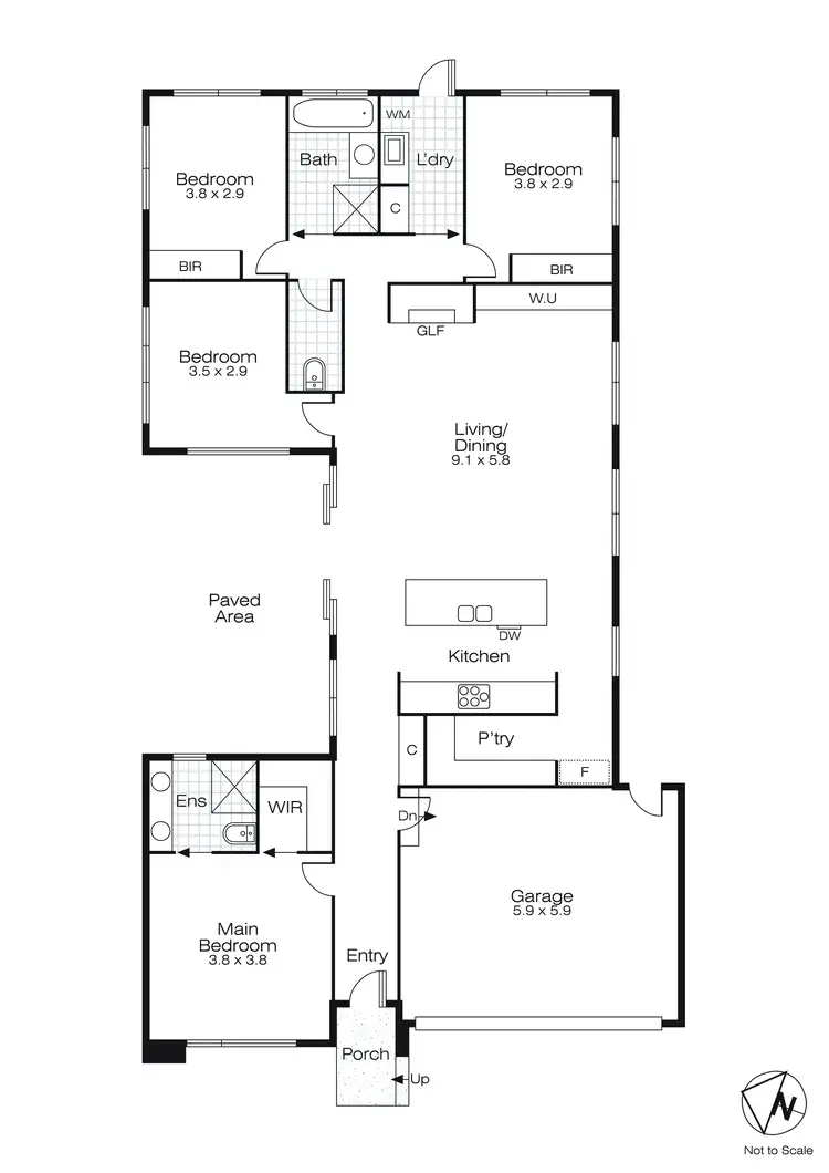 Floorplan of Homely house listing, 29 Caselli Street, Ballarat East VIC 3350