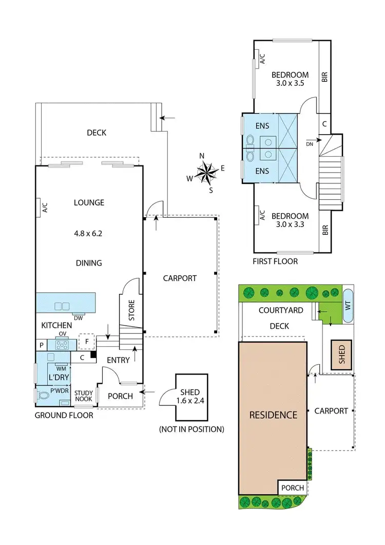 Floorplan of Homely townhouse listing, 2/8 Fraser Street, Diamond Creek VIC 3089