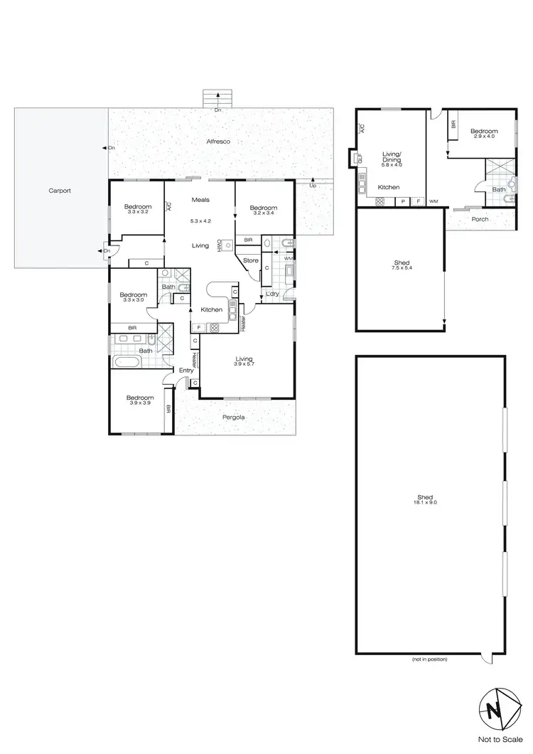 Floorplan of Homely house listing, 99 Ross Creek Haddon Road, Ross Creek VIC 3351