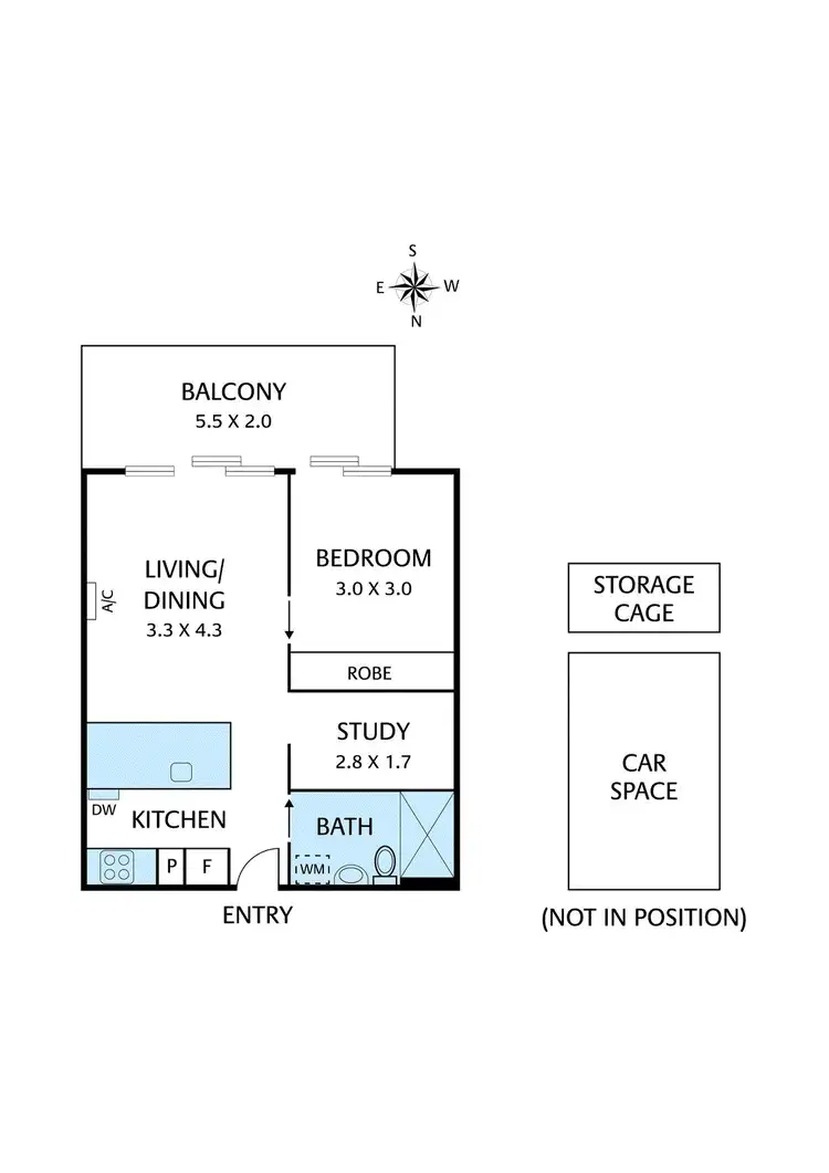Floorplan of Homely apartment listing, G14/1 Westley Avenue, Ivanhoe VIC 3079