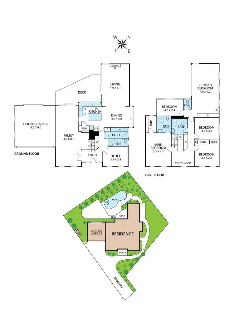 Floorplan of Homely house listing, 22 Howgate Court, Eltham VIC 3095
