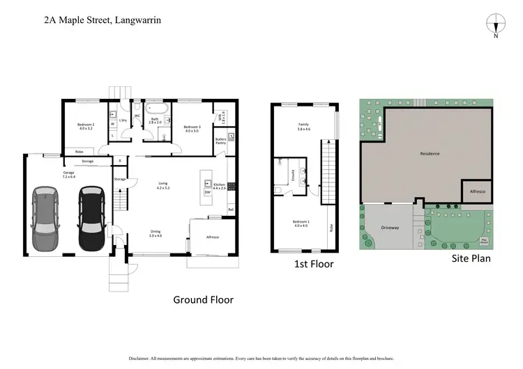 Floorplan of Homely house listing, 2A Maple Street, Langwarrin VIC 3910