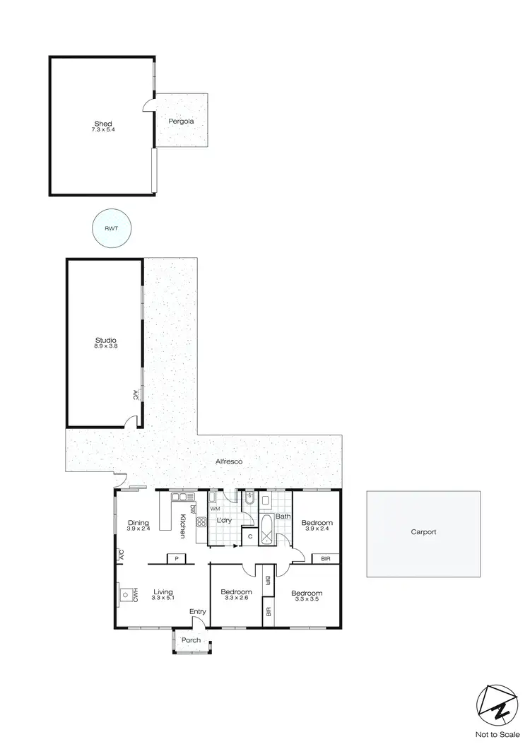 Floorplan of Homely house listing, 19 Bandys Road, Smythesdale VIC 3351
