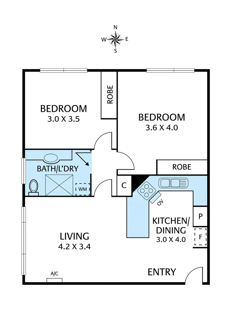 Floorplan of Homely apartment listing, 11/261-265 Heidelberg Road, Northcote VIC 3070