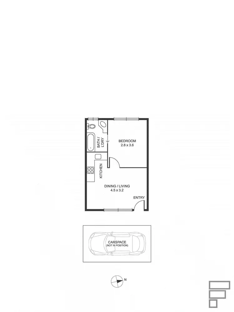 Floorplan of Homely apartment listing, 11/6 Tattenham Street, Caulfield East VIC 3145