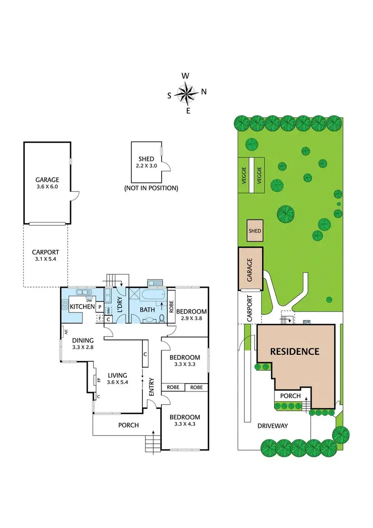 Floorplan of Homely house listing, 63 Greensborough Road, Macleod VIC 3085