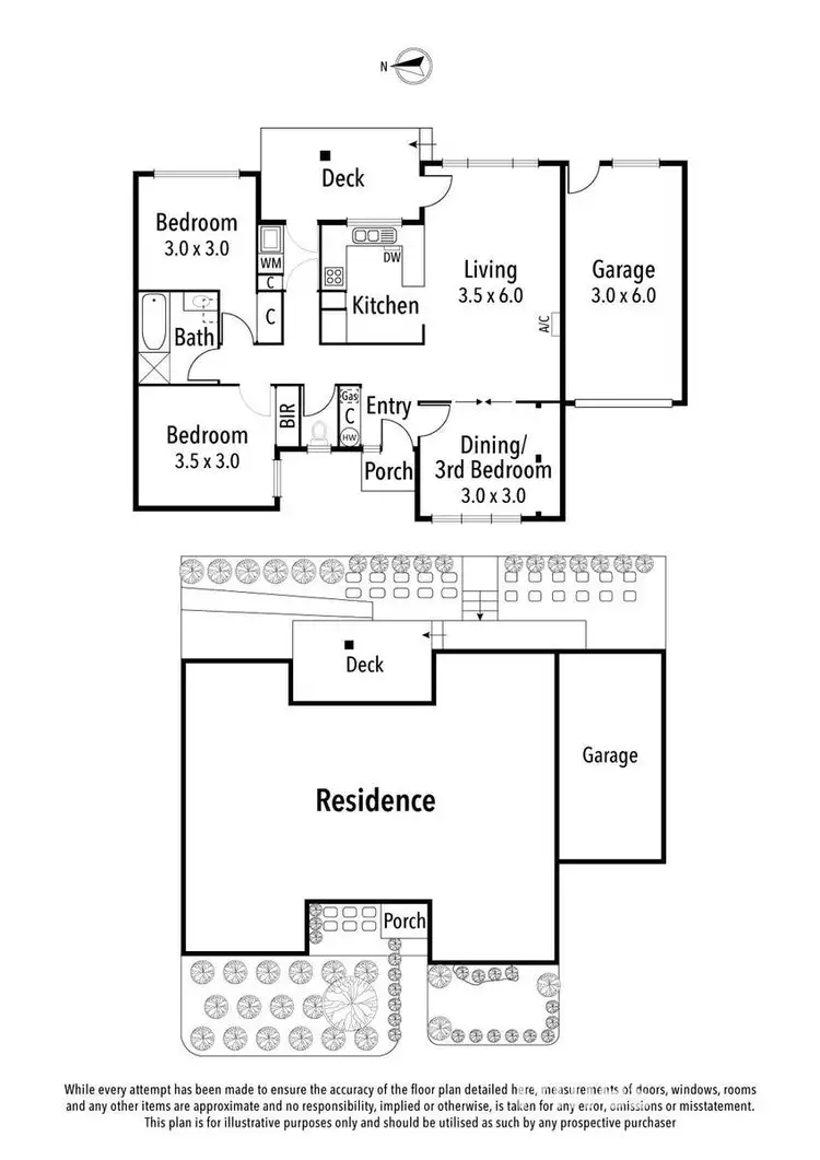 Floorplan of Homely unit listing, 3/38-40 Banksia Street, Heidelberg VIC 3084
