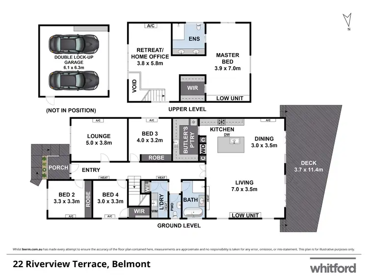 Floorplan of Homely house listing, 22 Riverview Terrace, Belmont VIC 3216