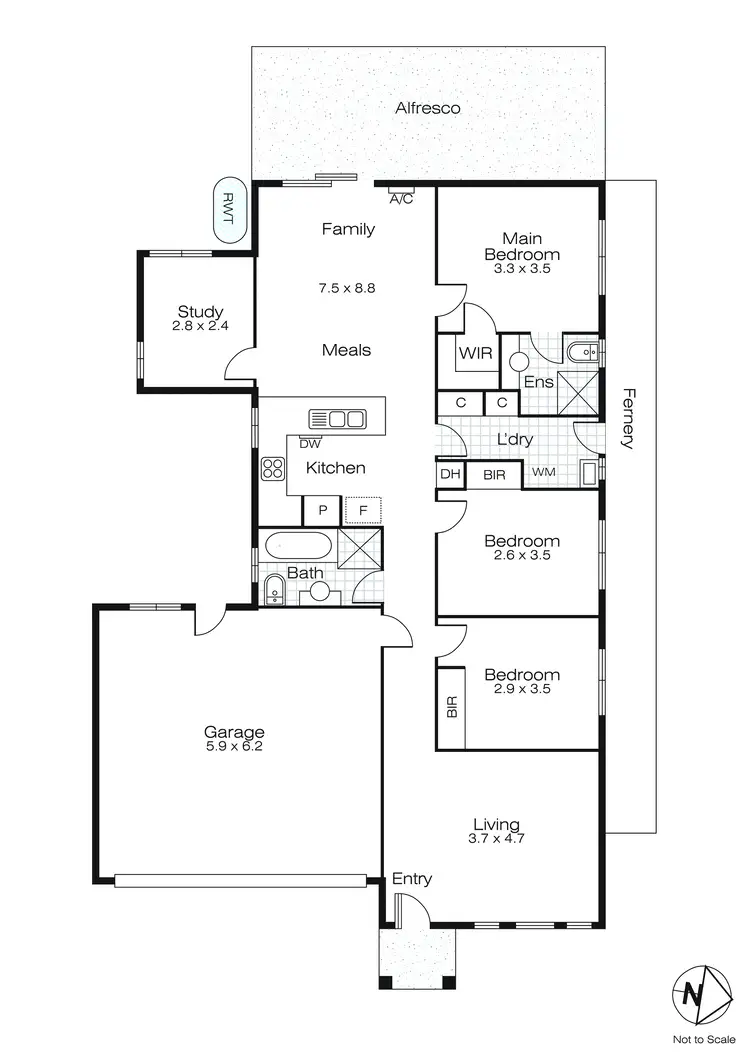 Floorplan of Homely house listing, 52 Grant Street, Sebastopol VIC 3356