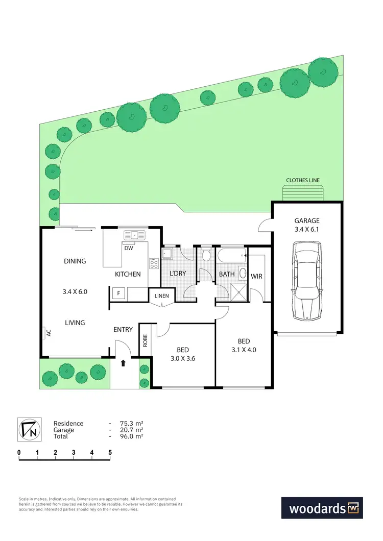 Floorplan of Homely house listing, 1 Parkside Boulevard, Carrum VIC 3197