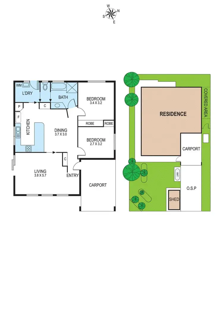 Floorplan of Homely house listing, 1B View Street, Highett VIC 3190