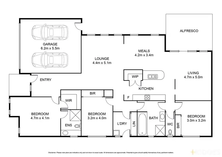 Floorplan of Homely house listing, 20 Seawind Place, Ocean Grove VIC 3226