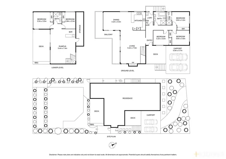 Floorplan of Homely house listing, 24 Riviera Crescent, Ocean Grove VIC 3226