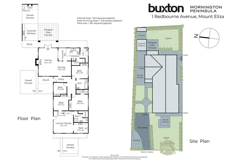 Floorplan of Homely house listing, 1 Redbourne Avenue, Mount Eliza VIC 3930