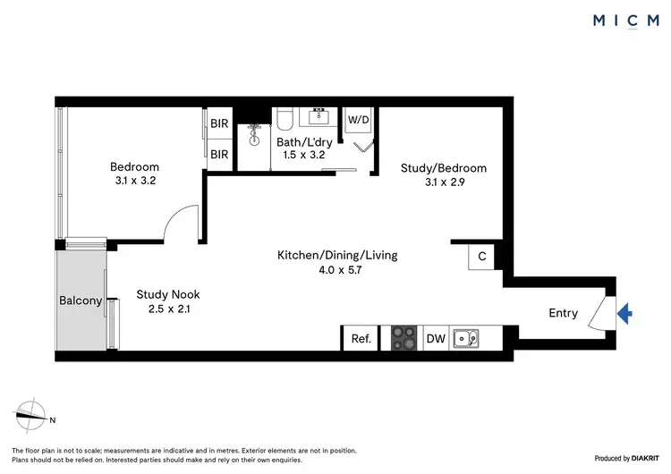 Floorplan of Homely apartment listing, 3709/601 Little Lonsdale Street, Melbourne VIC 3000
