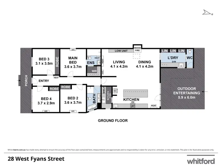 Floorplan of Homely house listing, 28 West Fyans Street, Newtown VIC 3220