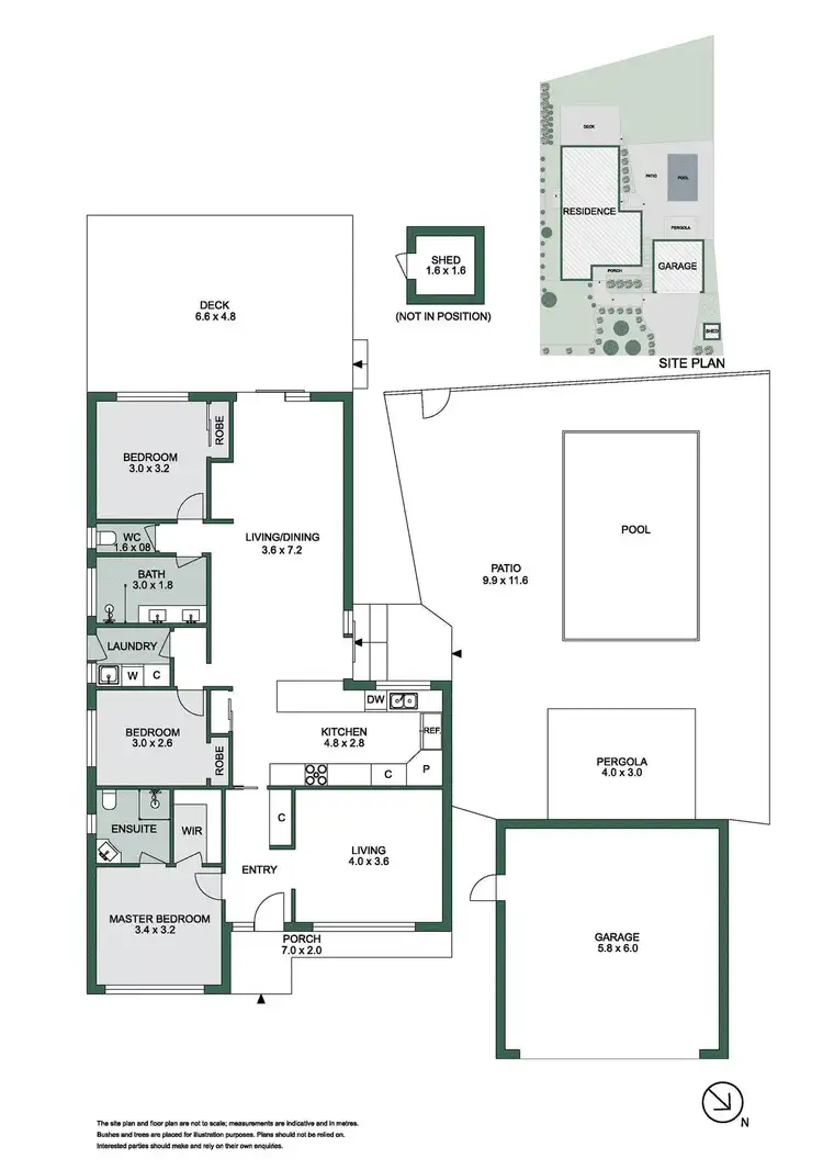 Floorplan of Homely house listing, 8 Lakeside Court, Safety Beach VIC 3936