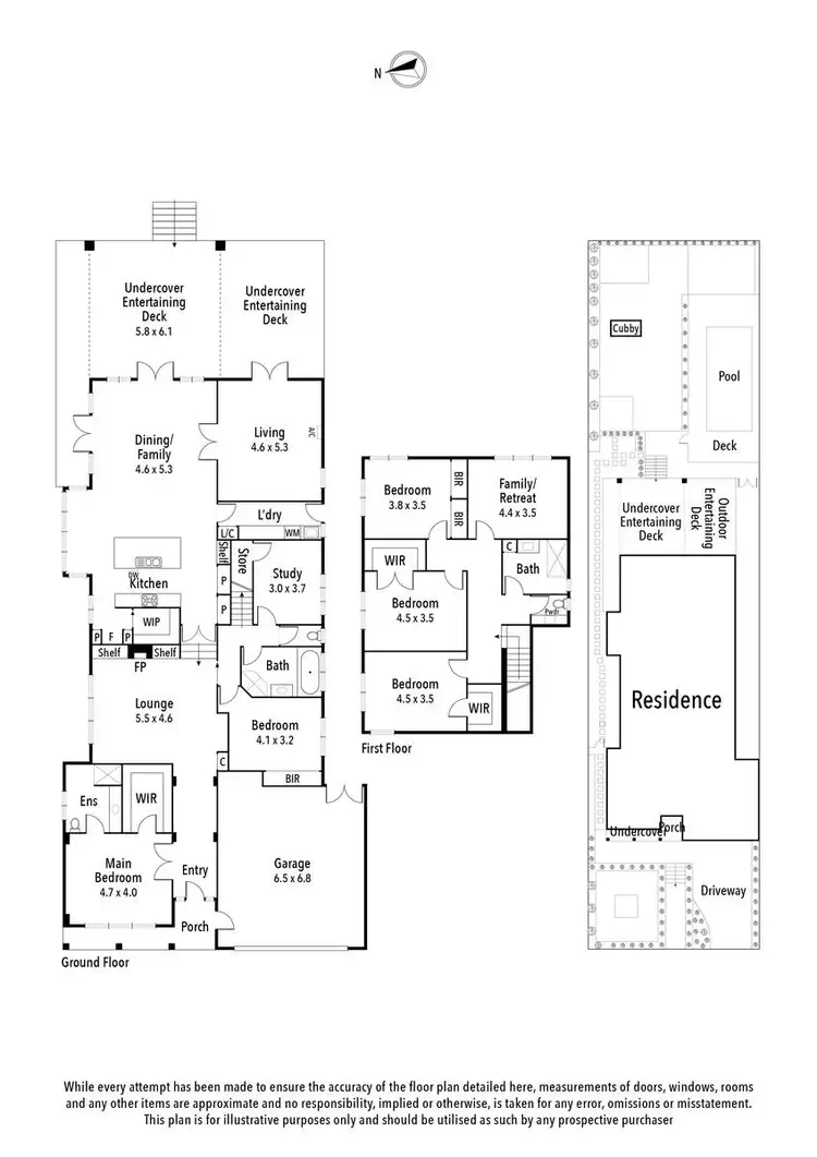 Floorplan of Homely house listing, 16 Thoresby Grove, Ivanhoe VIC 3079