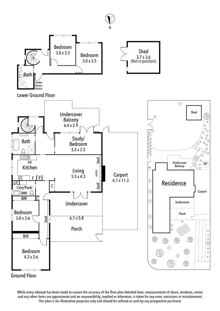 Floorplan of Homely house listing, 21 Bronte Street, Heidelberg VIC 3084