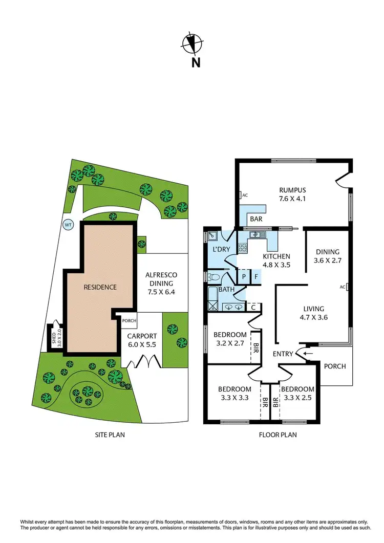 Floorplan of Homely house listing, 20 Roseland Crescent, Hoppers Crossing VIC 3029