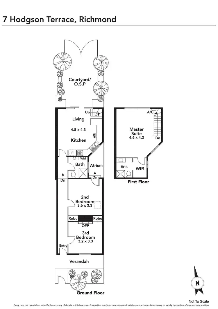 Floorplan of Homely house listing, 7 Hodgson Terrace, Richmond VIC 3121