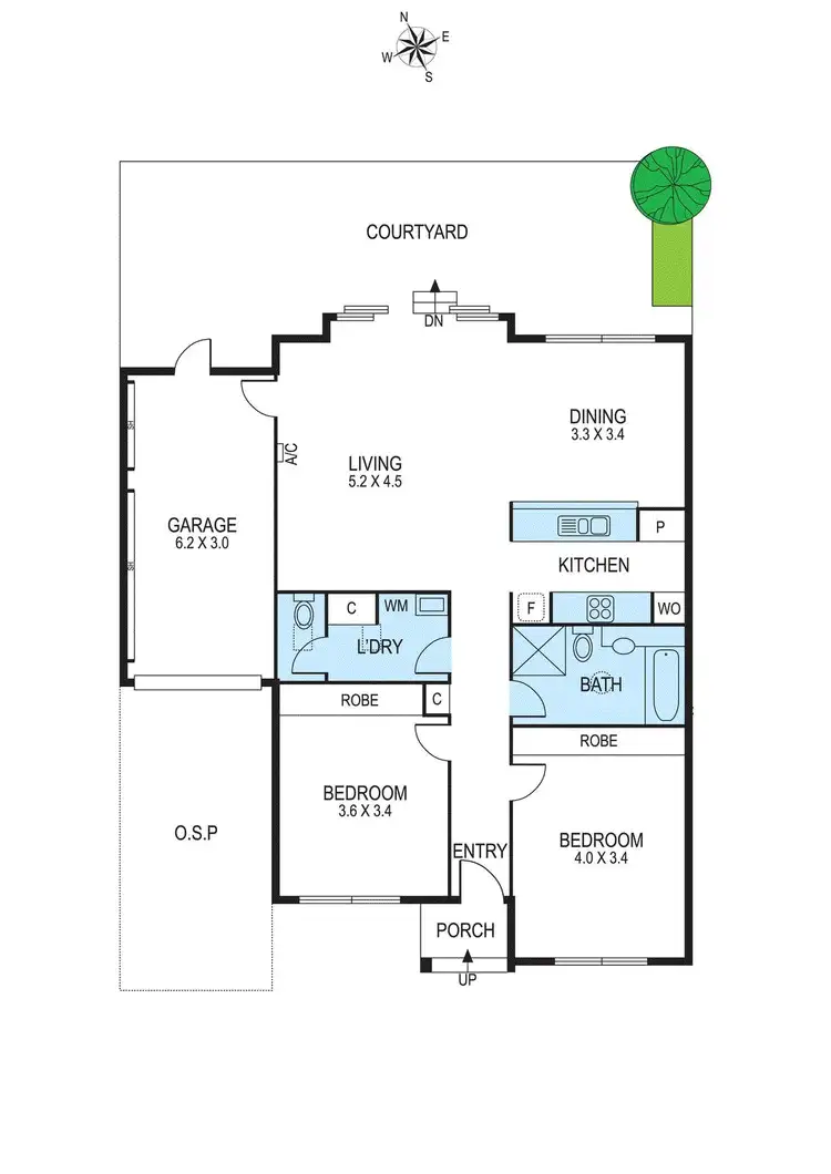 Floorplan of Homely unit listing, 4/71 Mimosa Road, Carnegie VIC 3163