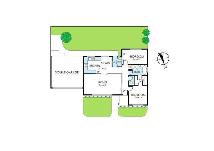 Floorplan of Homely unit listing, 8/12-14 Hilda Street, Cheltenham VIC 3192