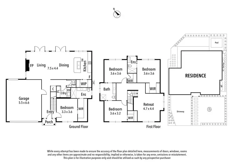 Floorplan of Homely house listing, 5 Lochabar Court, Ivanhoe VIC 3079
