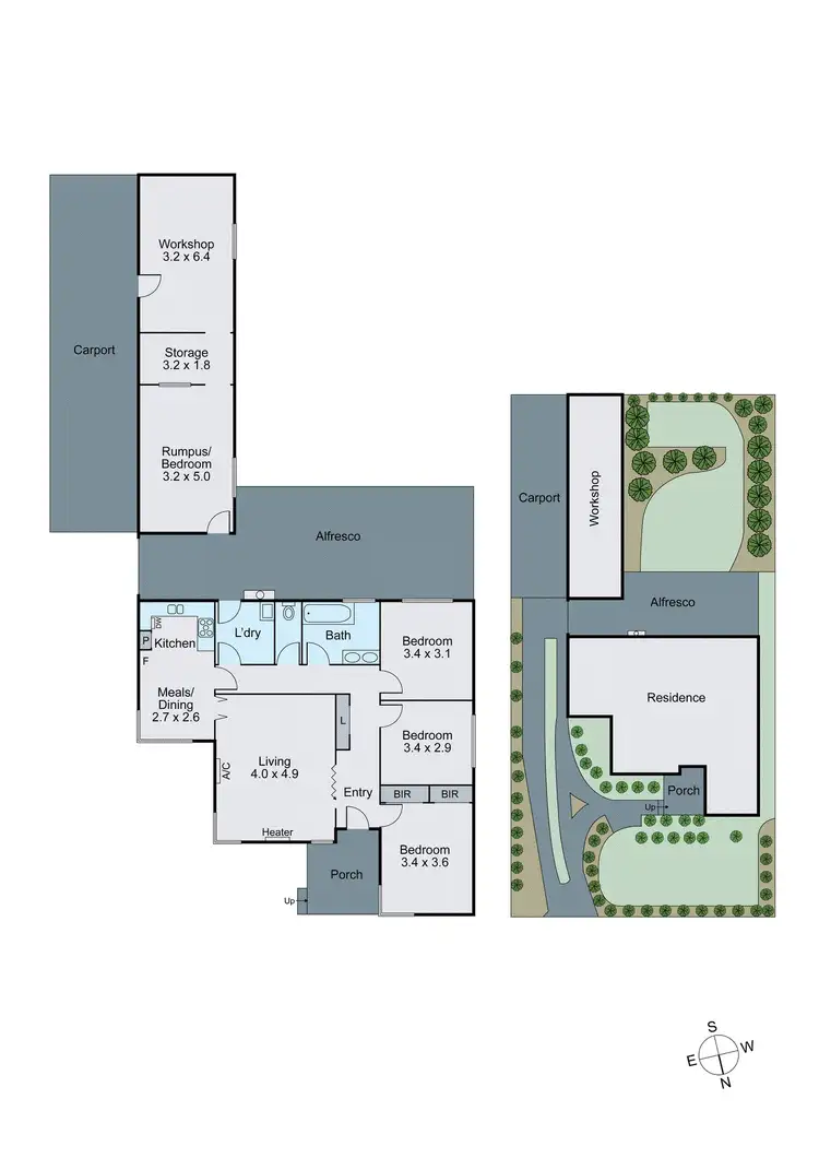 Floorplan of Homely house listing, 26 Leonard Street, Dandenong VIC 3175
