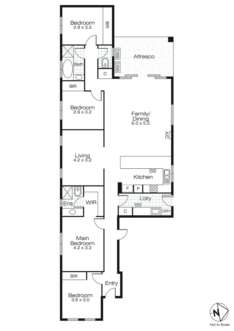 Floorplan of Homely house listing, 31 Westcliffe Crescent, Sebastopol VIC 3356