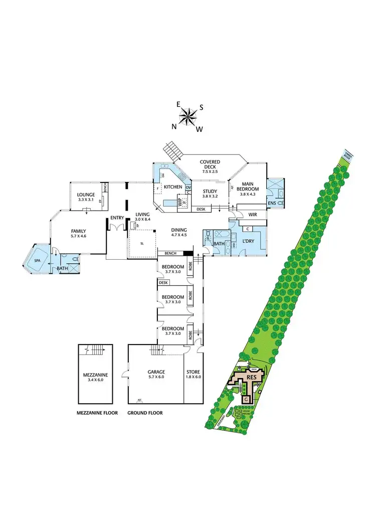 Floorplan of Homely house listing, 40 Kangaroo Ground-Warrandyte Road, North Warrandyte VIC 3113