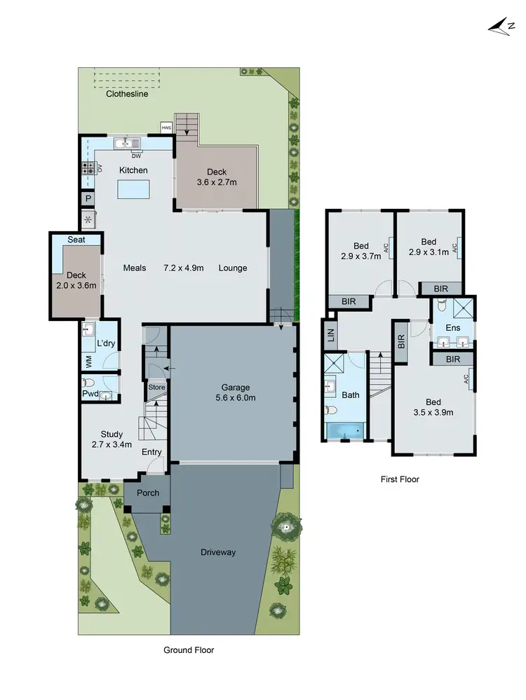 Floorplan of Homely townhouse listing, 8A Shaw Street, Ashwood VIC 3147
