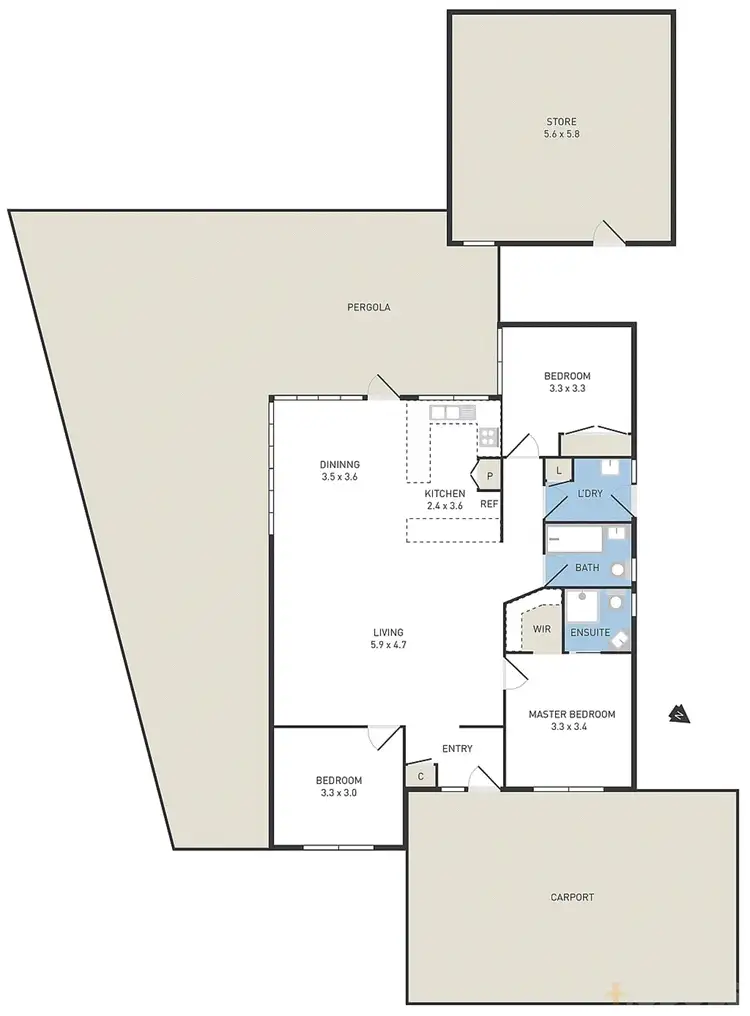 Floorplan of Homely house listing, 7 Everard Place, Hoppers Crossing VIC 3029