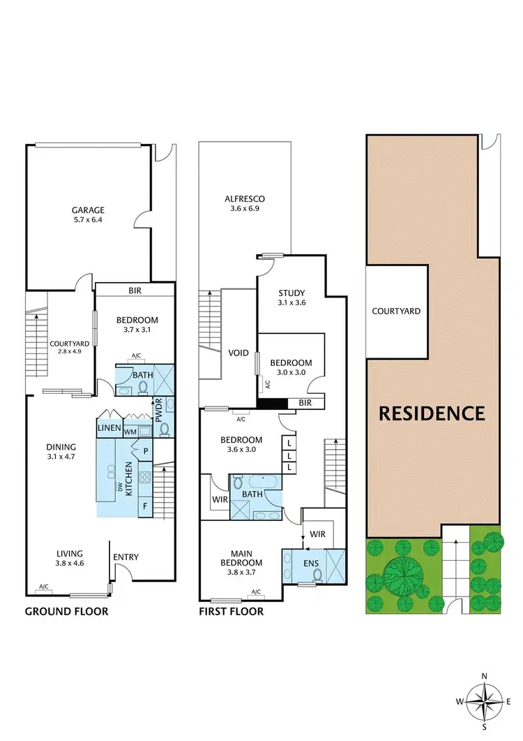 Floorplan of Homely townhouse listing, 222 Kororoit Creek Road, Williamstown North VIC 3016