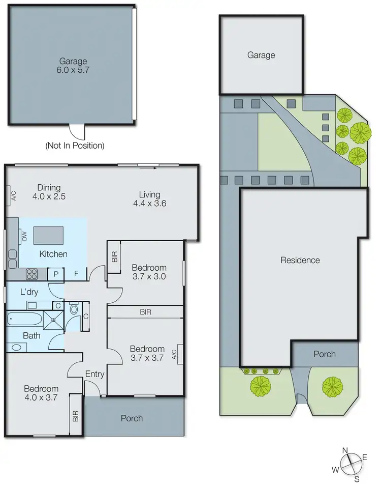 Floorplan of Homely unit listing, 1/97 Carlisle Crescent, Hughesdale VIC 3166